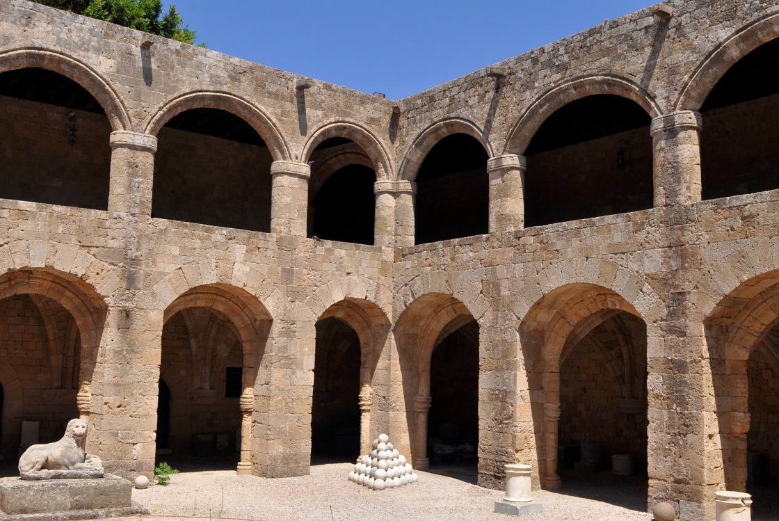 'Archaelogical museum,old town Rhodes, Greece' - Rhodos