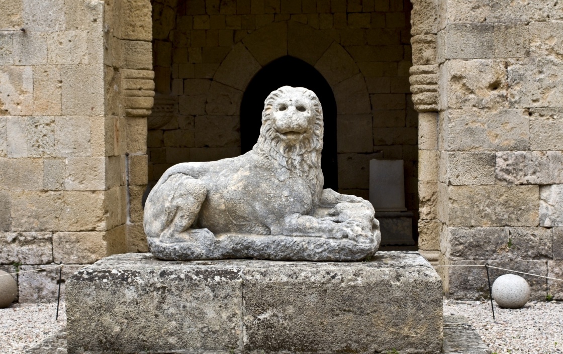 Archaeological museum of Rhodes at Greece