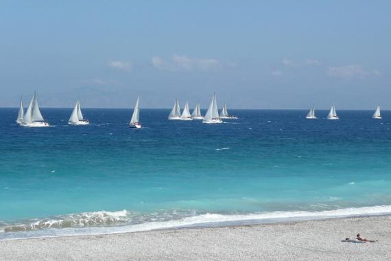 'Global MBA Trophy Yacht Race, off Ixia Beach - Rhodes, 30 April 2011' - Rhodos